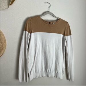 Anne Klein Colorblock Sweater Large